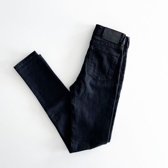 Naked & Famous Denim / Black power stretch / The Skinny 033011 / Size 25 - Picture 1 of 9